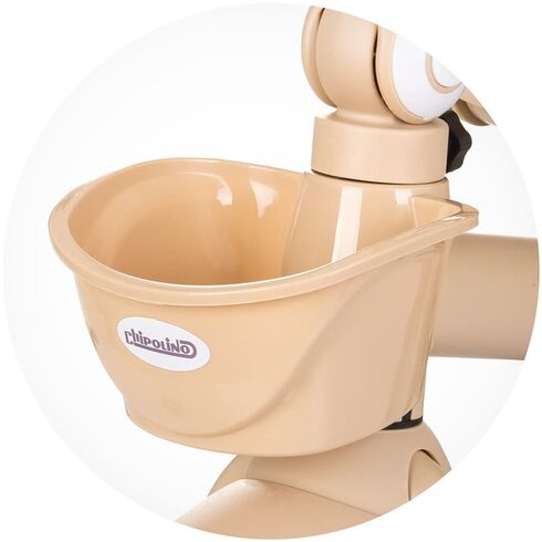 Tricicleta Chipolino Marathon macadamia, Culoare: Crem,poza 8