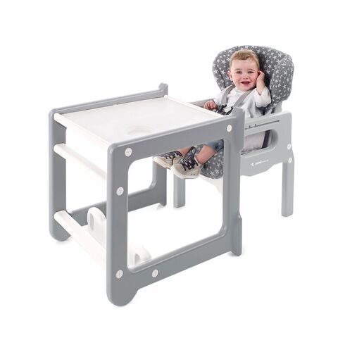 Scaun de masa, Jane, Activa Evo 2 in 1, Transformabil in birou cu scaun, Iris, Culoare: Bej,poza 3