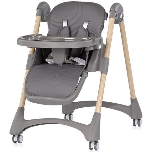 Scaun de masa Chipolino Candy Shop charcoal, Culoare: Gri,poza 2