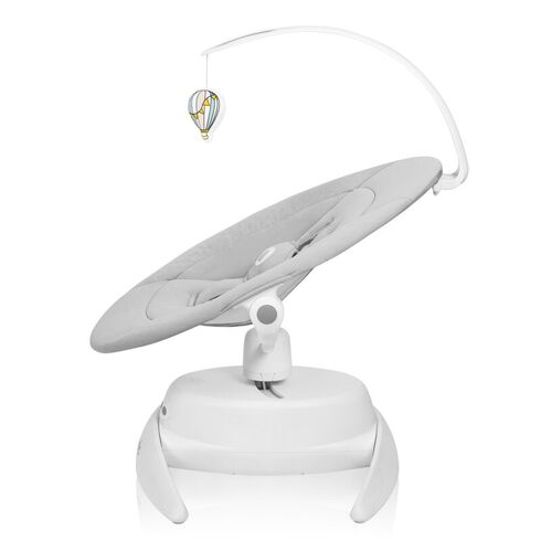 Balansoar, Lionelo, Iris, 2 in 1, Rotire 360 grade, Electric, Pana la 9 kg, Gri, Culoare: Gri,poza 3