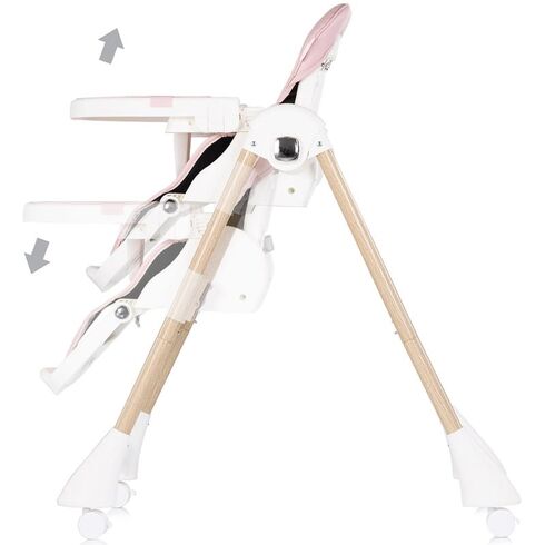 Scaun de masa Chipolino Candy Shop powder pink, Culoare: Roz,poza 3