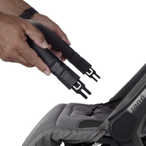 Carucior sport, Jane, Clap, De la nastere pana la 26Kg, Conform cu standardul european EN 1888-2:2018+A1:2023, Coal, Culoare: Gri/Negru, Model: sport,poza 5