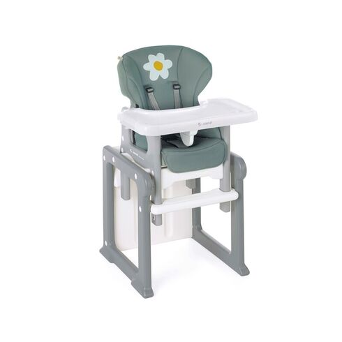 Scaun de masa, Jane, Activa Evo 2 in 1, Transformabil in birou cu scaun, Botanic, Culoare: Verde inchis