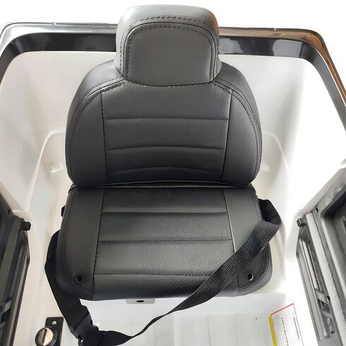 Masinuta electrica Chipolino SUV Mercedes AMG G63 cu scaun din piele si roti EVA White, Culoare: Alb, Capacitate acumulator: 12V,poza 7