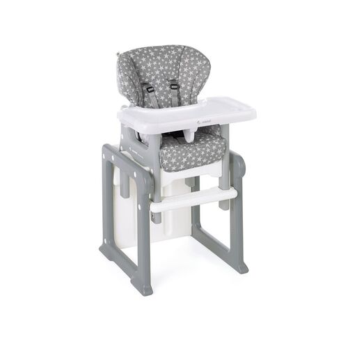 Scaun de masa, Jane, Activa Evo 2 in 1, Transformabil in birou cu scaun, Star, Culoare: Alb/Gri