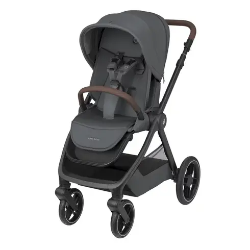 Sistem 4in1 Maxi-Cosi OXFORD Carucior + Landou Sense + Scoica Pebble 360 PRO2 + Baza FamilyFix 360 PRO Twillic Graphite, Culoare: Gri, Model: 4 in 1,poza 2