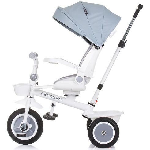 Tricicleta Chipolino Marathon ash grey, Culoare: Gri deschis,poza 3