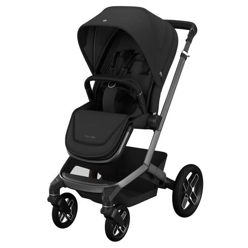 Sistem 4in1 Maxi-Cosi FAME Carucior + Landou + Scoica Auto Pebble 360 PRO2 + Baza Auto FamilyFix 360 PRO Twillic Black, Culoare: Negru, Model: 4 in 1 - poza 3 - ExclusivMAG.ro