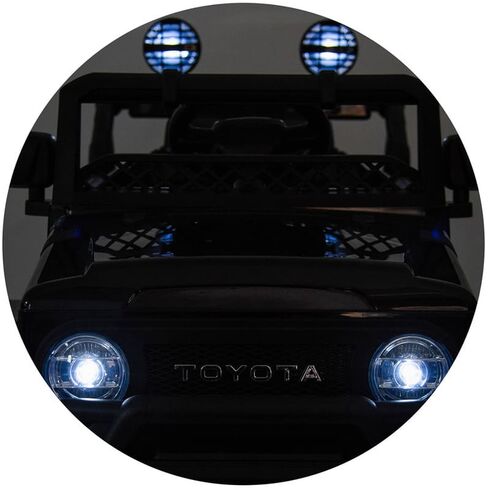Masinuta electrica Chipolino Toyota FJ Cruiser cu roti EVA Black,poza 11