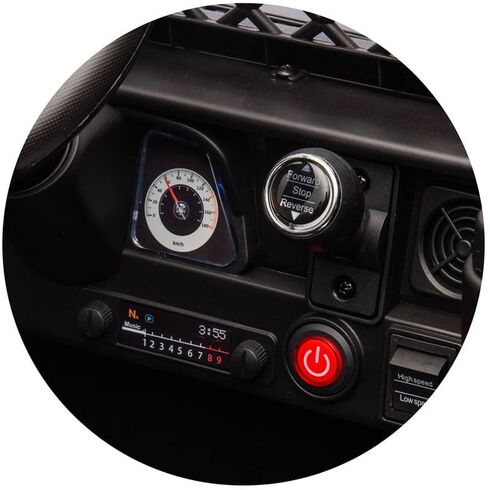 Masinuta electrica Chipolino Toyota FJ Cruiser cu roti EVA Black,poza 8