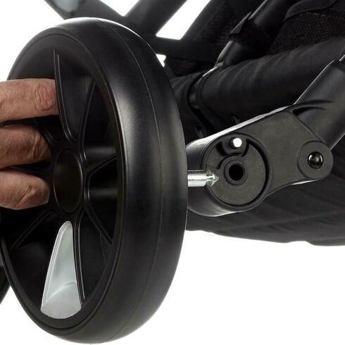 Carucior gemeni pliabil Twinside, Jane, De la nastere pana la 22 Kg, Coal,poza 10