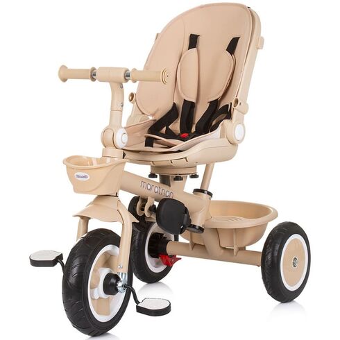 Tricicleta Chipolino Marathon macadamia, Culoare: Crem,poza 7