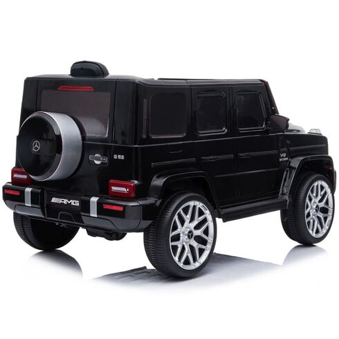 Masinuta electrica Chipolino SUV Mercedes AMG G63 cu scaun din piele si roti EVA Black, Culoare: Negru, Capacitate acumulator: 12V,poza 5