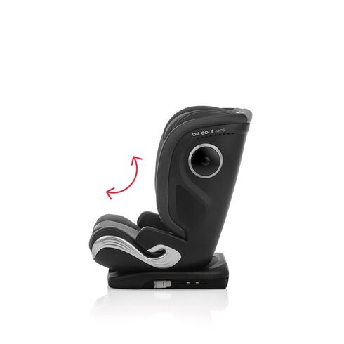 Scaun auto, Be Cool, Mars, I-Size, 100-150 cm, 4-12 ani, ECE R129, Be Smoke, Culoare: Gri deschis, Grupa: 15-36kg (4 ani - 12 ani),poza 6