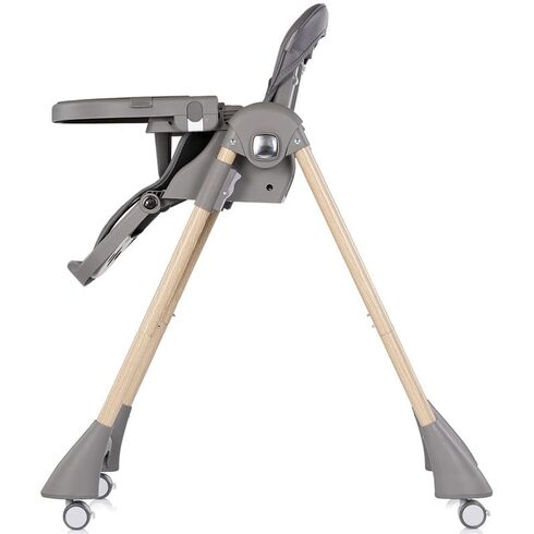 Scaun de masa Chipolino Candy Shop charcoal, Culoare: Gri,poza 3