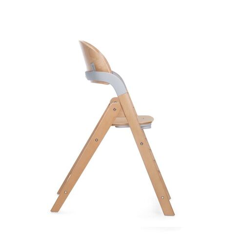 Scaun de masa multifunctional pliabil, Jane, Forest, De la 6 luni la adult, Din lemn fag, Greutate maxima 100 Kg, Mist, Culoare: Gri,poza 8