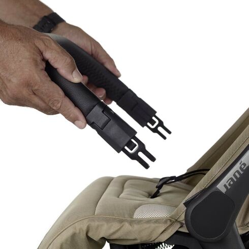 Carucior sport, Jane, Clap, De la nastere pana la 26Kg, Conform cu standardul european EN 1888-2:2018+A1:2023, Desert, Culoare: Crem, Model: sport,poza 5