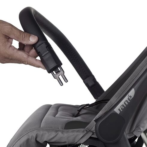 Carucior sport, Jane, Clap, De la nastere pana la 26Kg, Conform cu standardul european EN 1888-2:2018+A1:2023, Coal, Culoare: Gri/Negru, Model: sport,poza 6