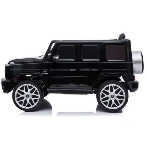 Masinuta electrica Chipolino SUV Mercedes AMG G63 cu scaun din piele si roti EVA Black, Culoare: Negru, Capacitate acumulator: 12V,poza 3