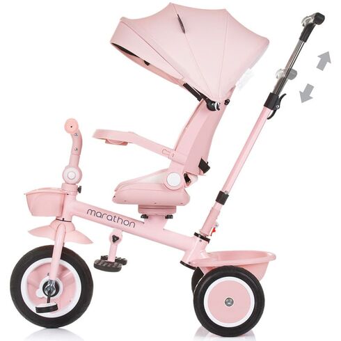 Tricicleta Chipolino Marathon flamingo, Culoare: Roz,poza 3