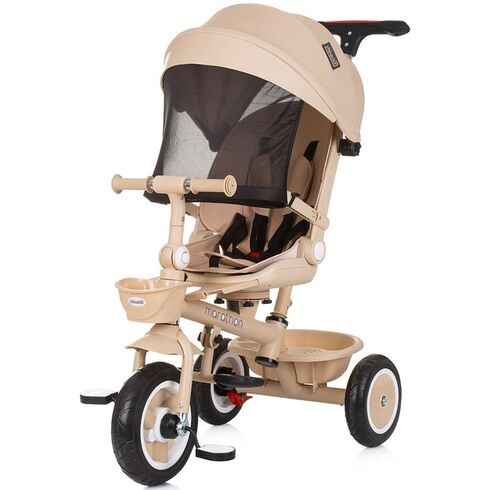 Tricicleta Chipolino Marathon macadamia, Culoare: Crem,poza 2