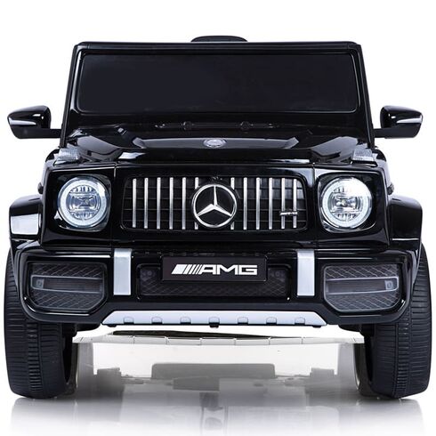 Masinuta electrica Chipolino SUV Mercedes AMG G63 cu scaun din piele si roti EVA Black, Culoare: Negru, Capacitate acumulator: 12V,poza 2