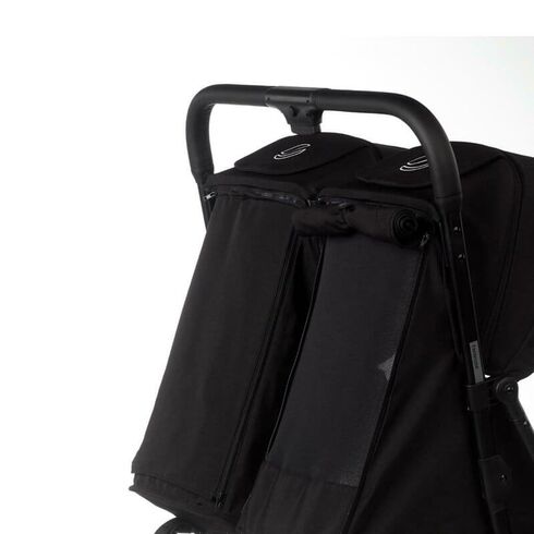 Carucior gemeni pliabil Twinside, Jane, De la nastere pana la 22 Kg, Coal,poza 6