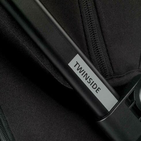 Carucior gemeni pliabil Twinside, Jane, De la nastere pana la 22 Kg, Coal,poza 8