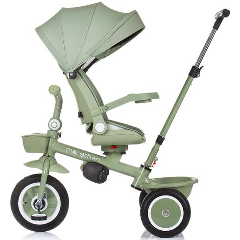 Tricicleta Chipolino Marathon pastel green, Culoare: Verde inchis,poza 5