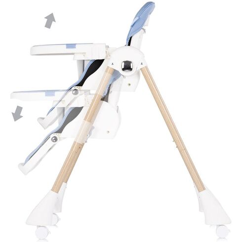 Scaun de masa Chipolino Candy Shop sky blue, Culoare: Blue,poza 3