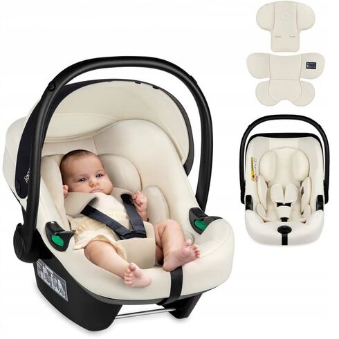 Scoica auto, Lionelo, i-Size Astrid, 0-13 Kg, 40-87 cm, Testat ADAC, Conform cu standardul european de securitate R129, Crem, Culoare: Crem, Grupa: 0-13kg (0 luni - 12 luni),poza 8
