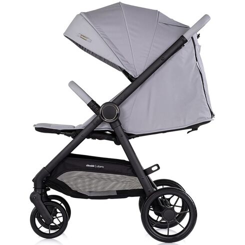 Carucior sport Chipolino Ultera cu husa picioare platinum, Culoare: Gri deschis, Model: sport - poza 4 - ExclusivMAG.ro
