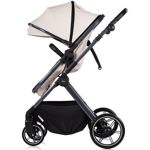 Carucior Chipolino Pearl 2 in 1 cashmere, Culoare: Bej, Model: 2 in 1,poza 4