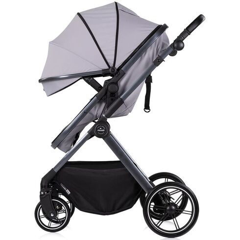 Carucior Chipolino Pearl 2 in 1 platinum, Culoare: Gri deschis, Model: 2 in 1,poza 5