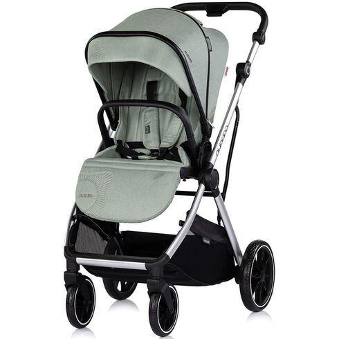 Carucior Chipolino Aurora 3 in 1 matcha, Culoare: Turcoaz, Model: 3 in 1 - poza 4 - ExclusivMAG.ro