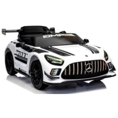 Masinuta electrica cu telecomanda MERCEDES GT3 EVO, varsta 1-5 ani, putere 90W - Alb, Culoare: Alb, Capacitate acumulator: 12V - poza 5 - ExclusivMAG.ro