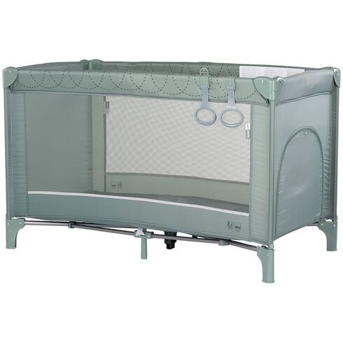 Patut pliabil Chipolino Ariel matcha, Culoare: Turcoaz, Dimensiuni: 120x60 - poza 2 - ExclusivMAG.ro