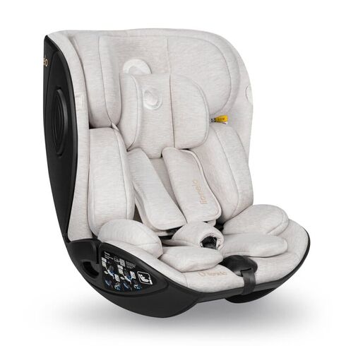 Scaun auto Lionelo Moxie Next i-Size, 40-105 cm, Conform cu R129, Bej, Culoare: Bej, Grupa: 0-18kg (0 luni - 4 ani)  - ExclusivMAG.ro