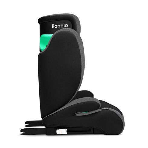 Scaun auto, Lionelo, Hugo i-Size, Conform standardului de securitate R129, 100-150 cm, 4-12 ani, Gri, Culoare: Gri/Negru, Grupa: 15-36kg (4 ani - 12 ani),poza 7
