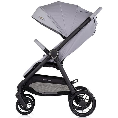 Carucior sport Chipolino Ultera cu husa picioare platinum, Culoare: Gri deschis, Model: sport - poza 3 - ExclusivMAG.ro