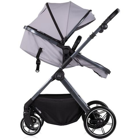 Carucior Chipolino Pearl 2 in 1 platinum, Culoare: Gri deschis, Model: 2 in 1,poza 6