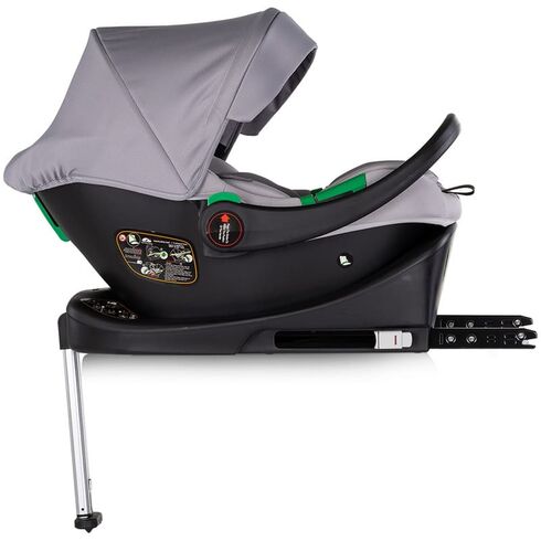 Carucior Chipolino Euphoria 3 in 1 platinum, Culoare: Gri, Model: 3 in 1,poza 18