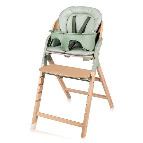 Scaun de masa Megan Lionelo, Din lemn de fag, 6 luni- adult, Verde, Culoare: Verde - poza 2 - ExclusivMAG.ro