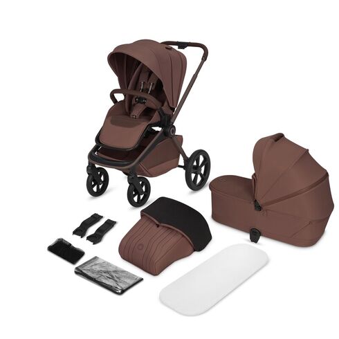 Carucior 2 in 1 Lionelo Freya, Landou si salteluta ventilate, pana la 22 kg, 0luni+, Maro, Culoare: Maro, Model: 2 in 1 - poza 2 - ExclusivMAG.ro