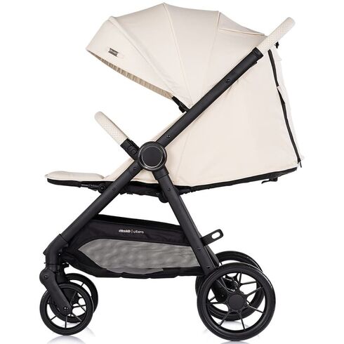 Carucior sport Chipolino Ultera cu husa picioare cashmere, Culoare: Bej, Model: sport - poza 4 - ExclusivMAG.ro