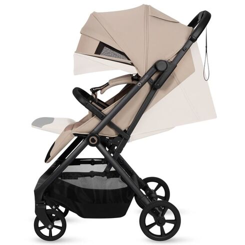 Carucior sport, Lionelo, Tansi, Pliere automata, Ultracompact, 6-48 luni, Sustine 22 kg, Bej, Culoare: Crem, Model: sport - poza 6 - ExclusivMAG.ro