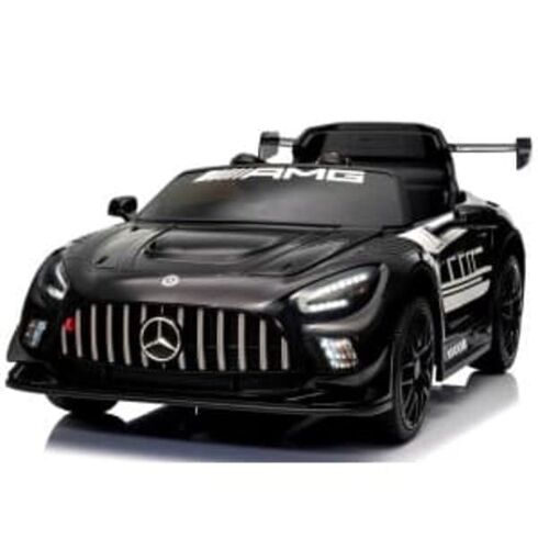 Masinuta electrica cu telecomanda MERCEDES GT3 EVO, varsta 1-5 ani, putere 90W - Negru, Culoare: Negru, Capacitate acumulator: 12V  - ExclusivMAG.ro
