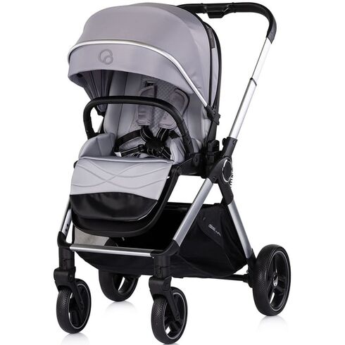 Carucior Chipolino Euphoria 3 in 1 platinum, Culoare: Gri, Model: 3 in 1,poza 5