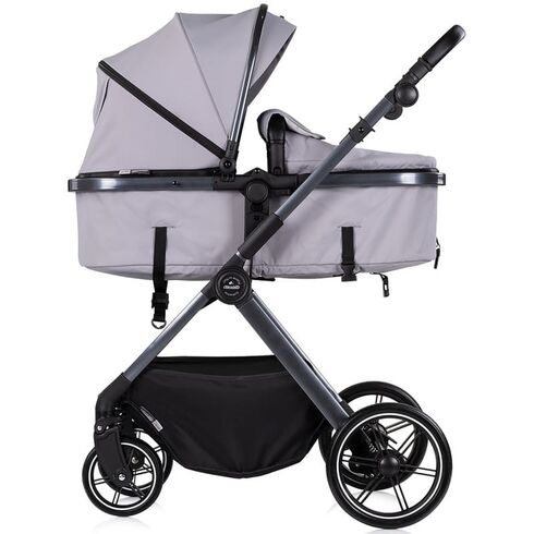 Carucior Chipolino Pearl 2 in 1 platinum, Culoare: Gri deschis, Model: 2 in 1,poza 7