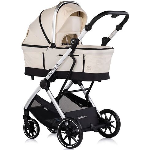 Carucior Chipolino Aurora 3 in 1 cashmere, Culoare: Bej, Model: 3 in 1 - poza 2 - ExclusivMAG.ro